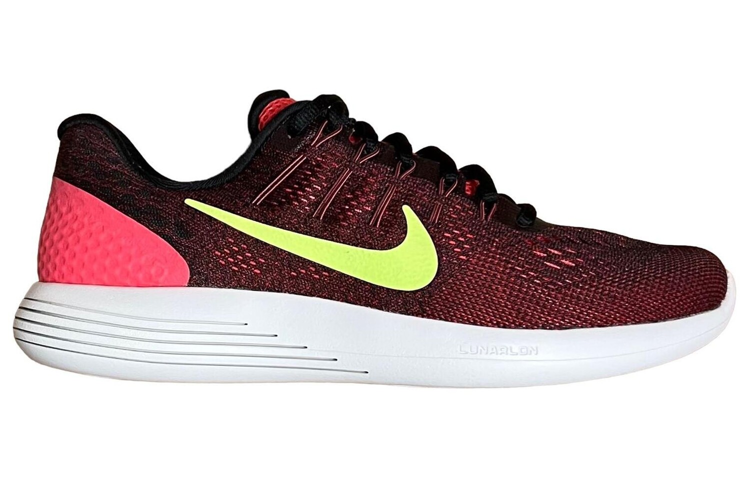 Кроссовки мужские Lunarglide 8 с низким верхом, темно-красный Nike — фото 2