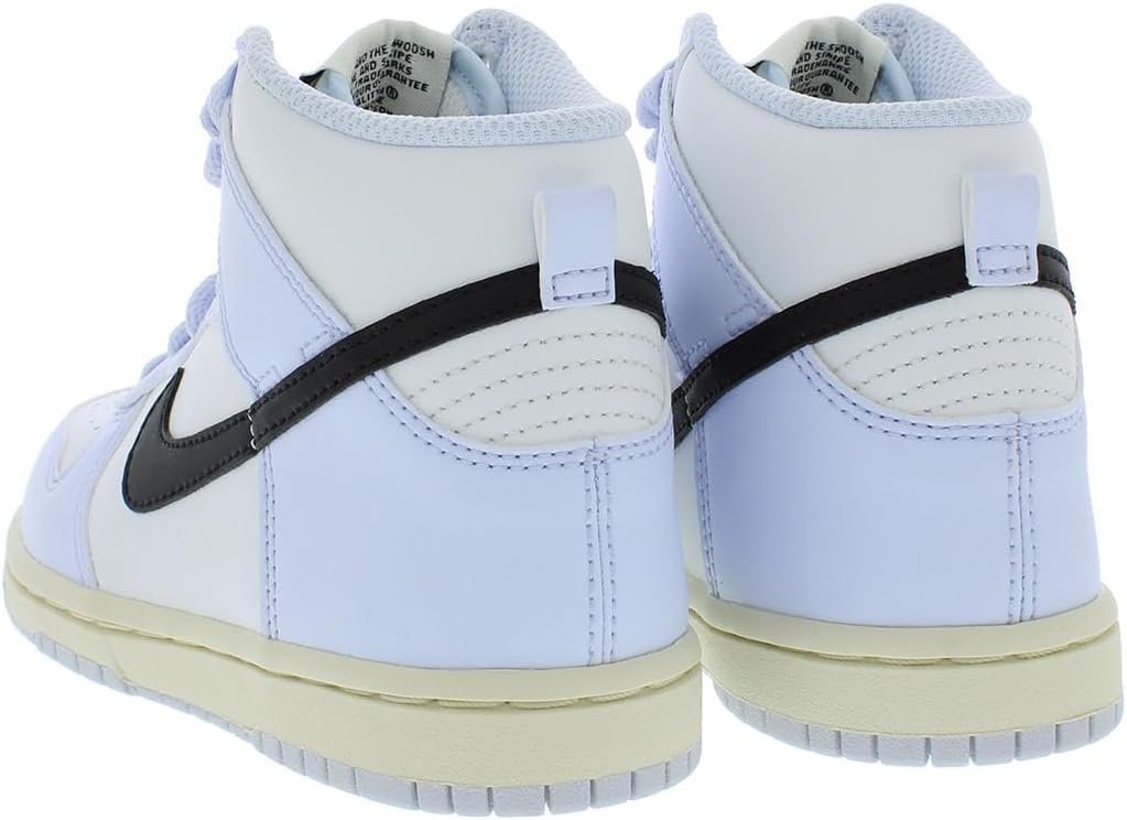 Детские кроссовки Nike Dunk High (Gs) унисекс, белый/серый — фото 2