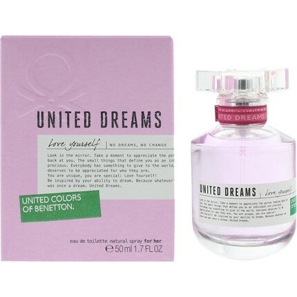 Женская туалетная вода Benetton Love Yourself Eau De Toilette Spray 50 Ml — фото 2
