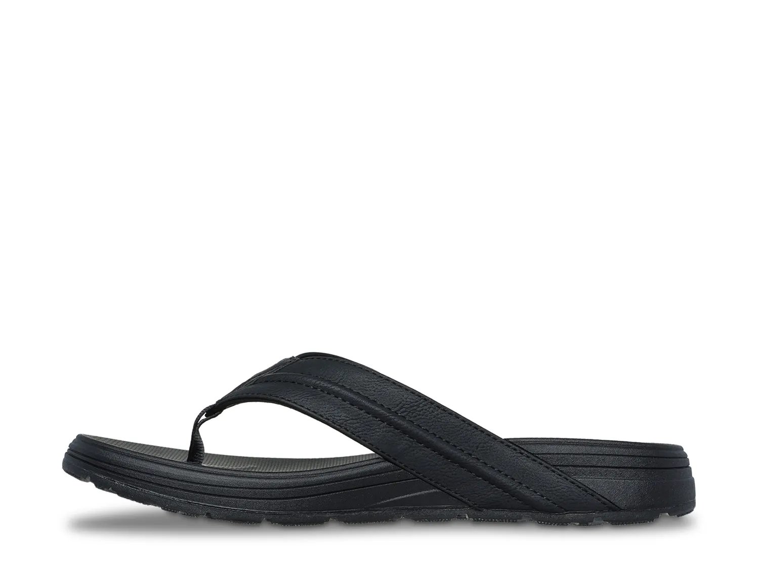 Сандалии Skechers Relaxed Fit Patino Marlee Flip Flop, черный — фото 2