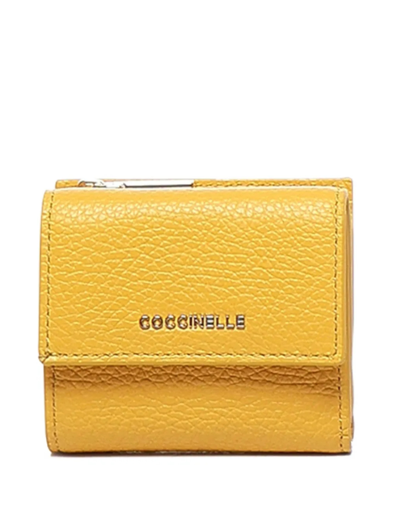 

Кошелек Coccinelle из зернистой кожи, желтый