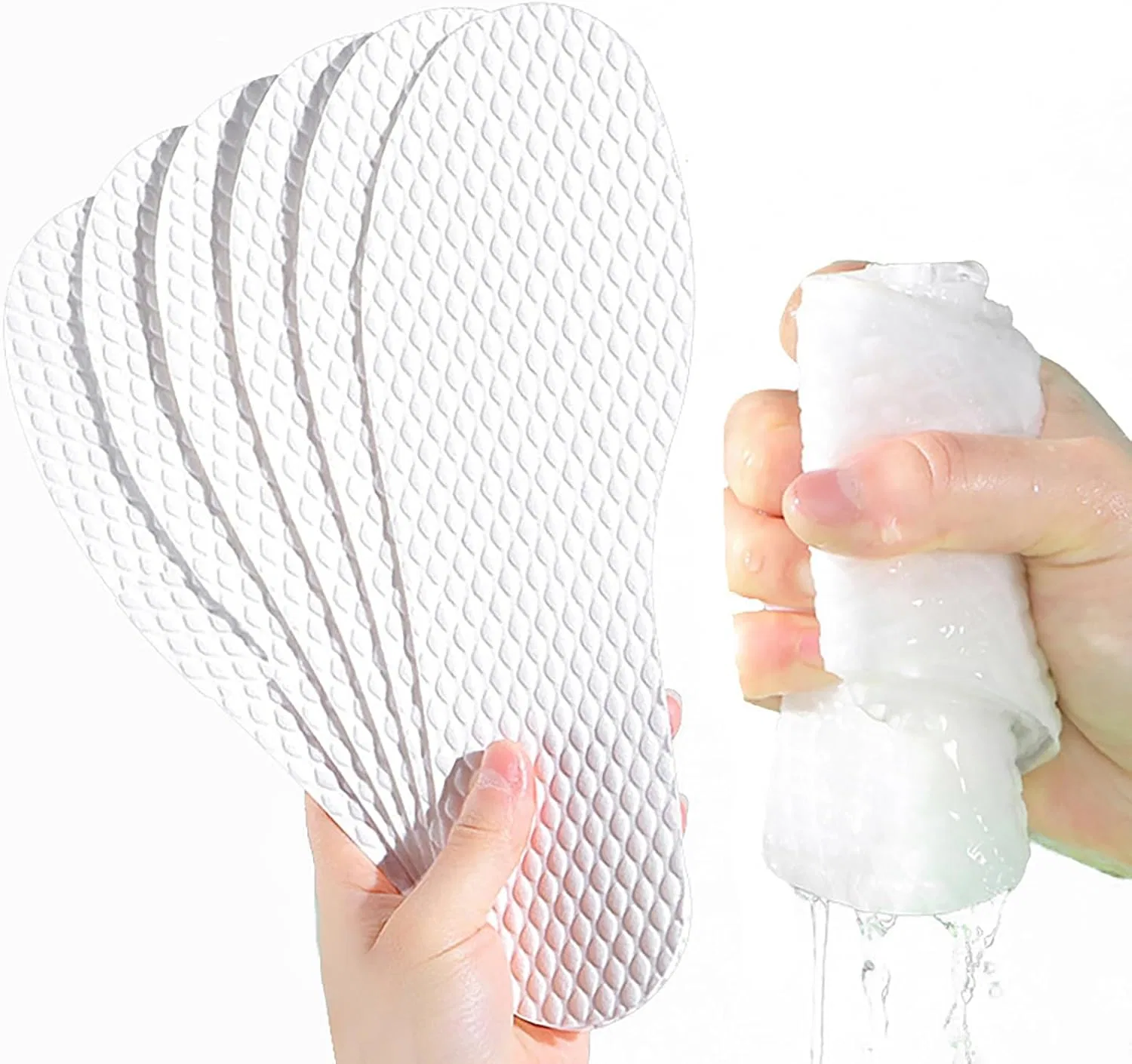 Дезодорант для ног Disposable Insoles, Sweat Absorbing Pad, 20 пар, белый — фото 4
