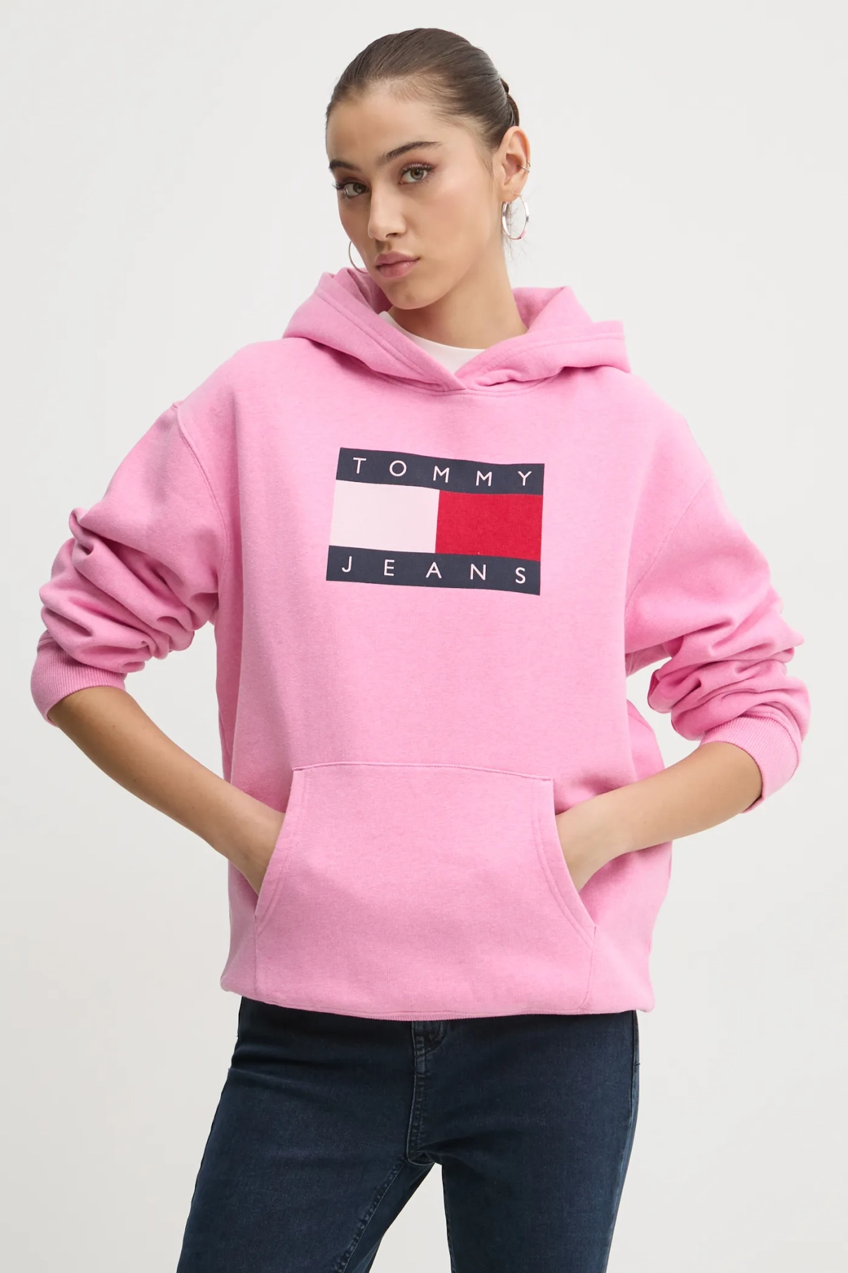 

Толстовка Tommy Jeans, розовый