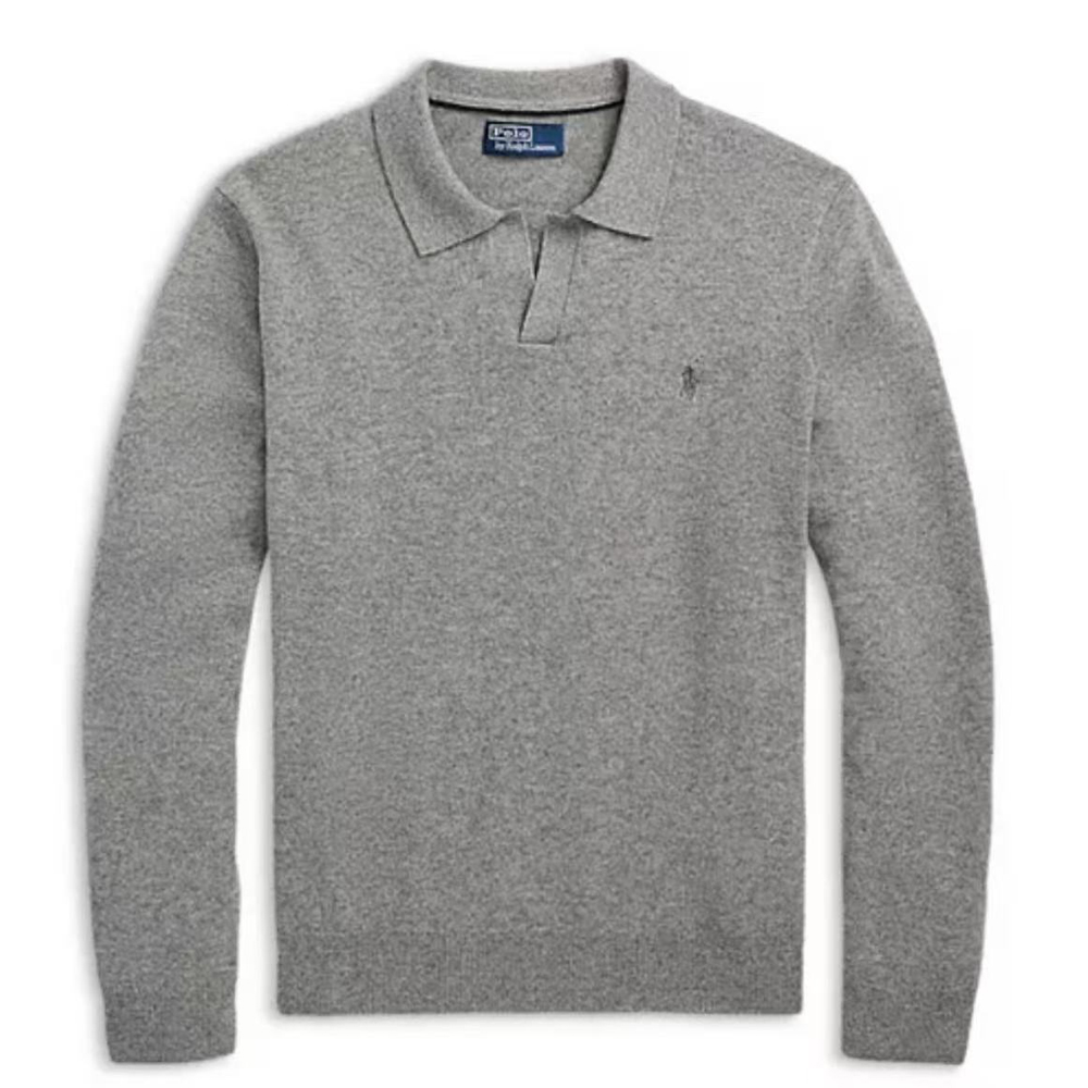 

Polo Ralph Lauren Футболка поло мужская сезон осень-зима 2024 серого цвета, Серый, Polo Ralph Lauren Футболка поло мужская сезон осень-зима 2024 серого цвета