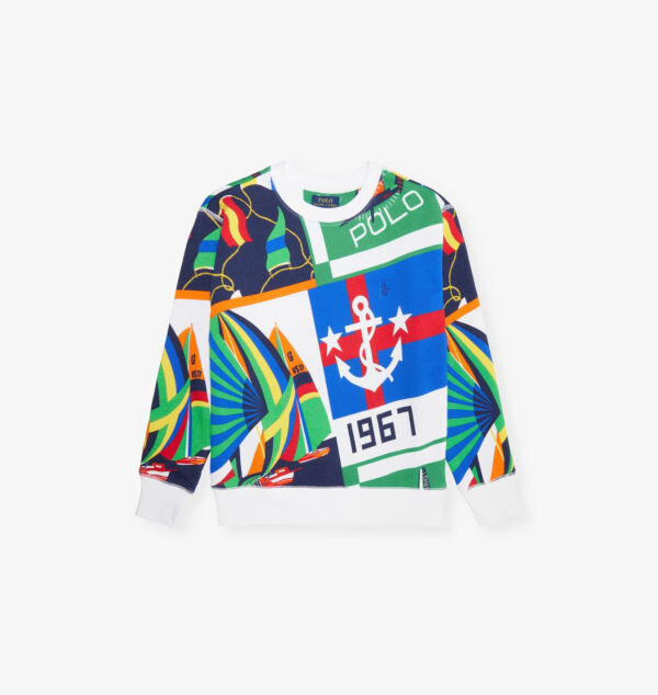 

Толстовка Regular-Fit с графическим узором из хлопковой смеси 4-7 лет Polo Ralph Lauren, черный