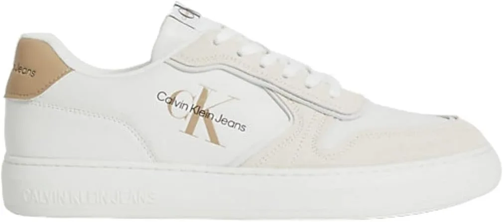Кроссовки Calvin Klein Herren Casual Irregular Lines Ym0ym00606 Cupsole, белый — фото 2