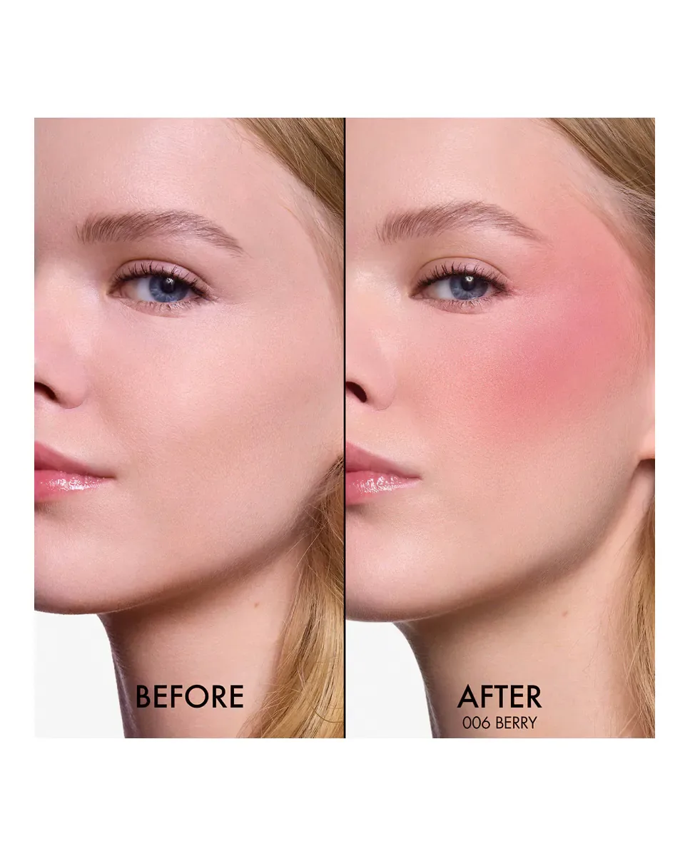 Backstage Rosy Glow Румяна с цветом, активируемым pH, длительного действия Dior, 006 Berry — фото 3