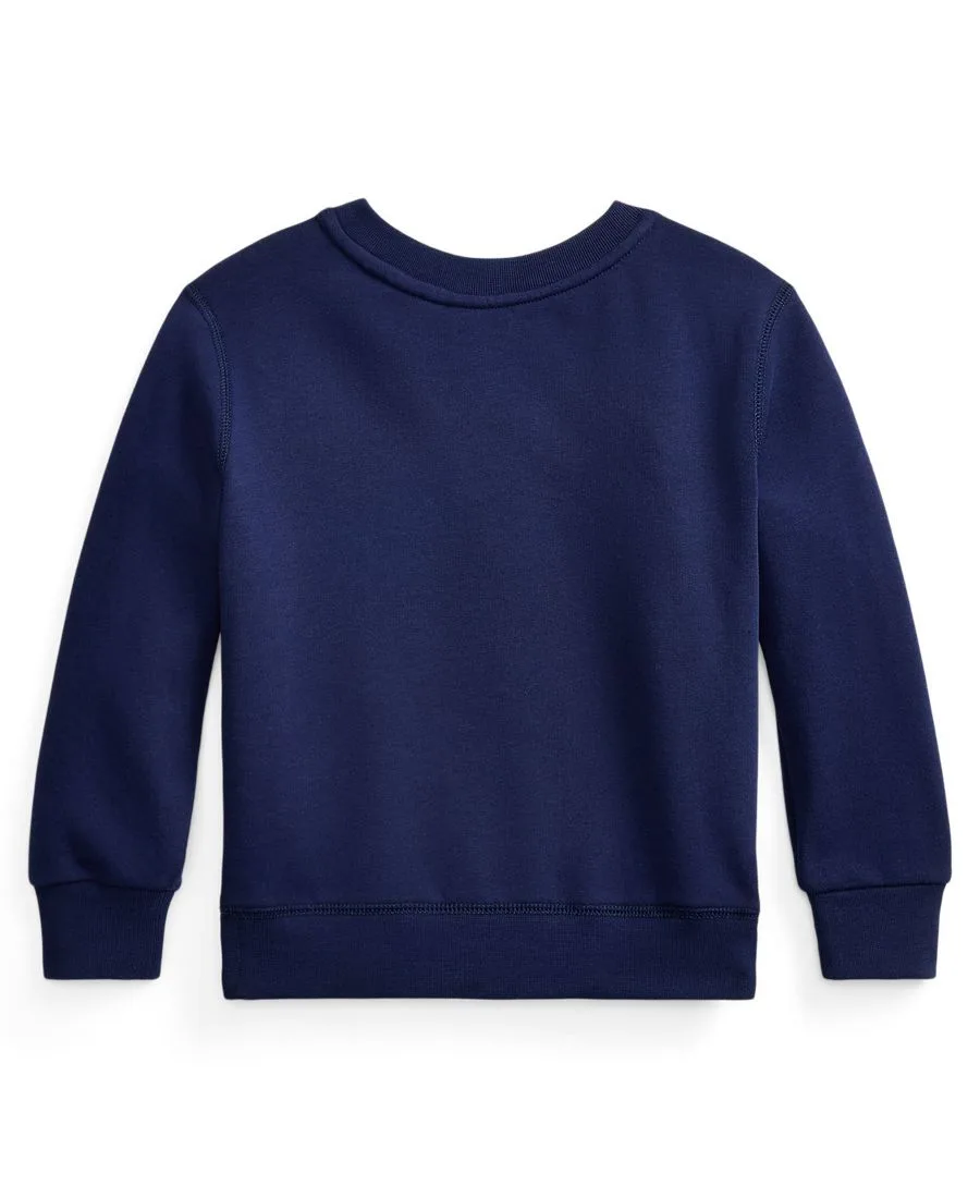 Детская толстовка Polo Bear с круглым вырезом для мальчиков 2-7 лет Polo Ralph Lauren, bear newport темно-синий — фото 3
