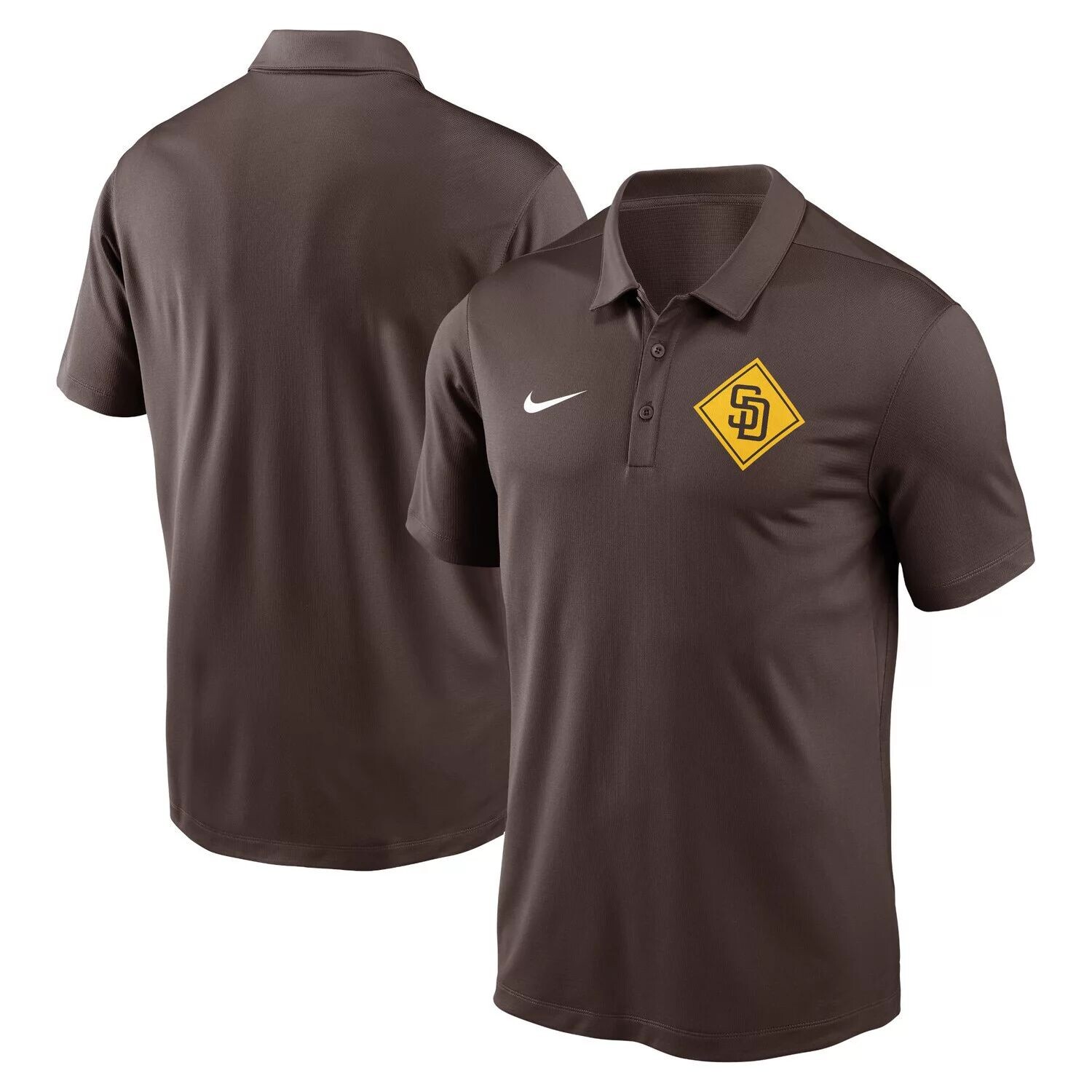 

Мужское коричневое поло San Diego Padres Diamond Icon Franchise Performance Nike, Коричневый, Мужское коричневое поло San Diego Padres Diamond Icon Franchise Performance Nike