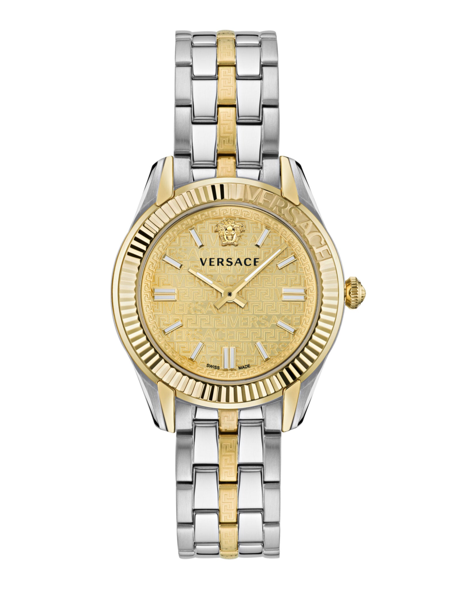 

Часы Greca Time Versace, цвет two tone/two tone/gold