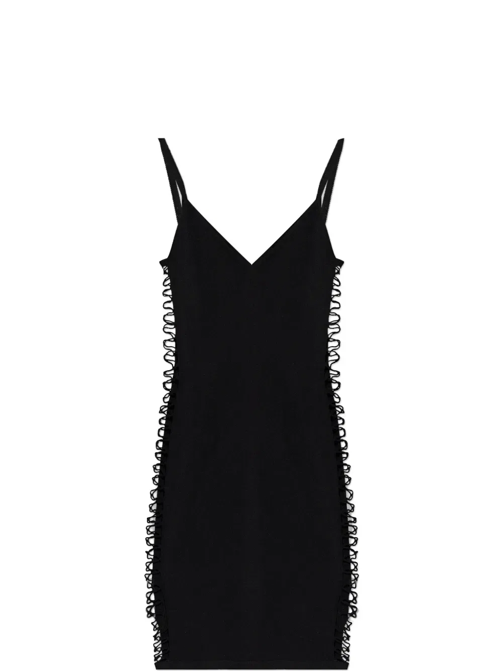 Мини-платье с вырезами Dsquared2, черный