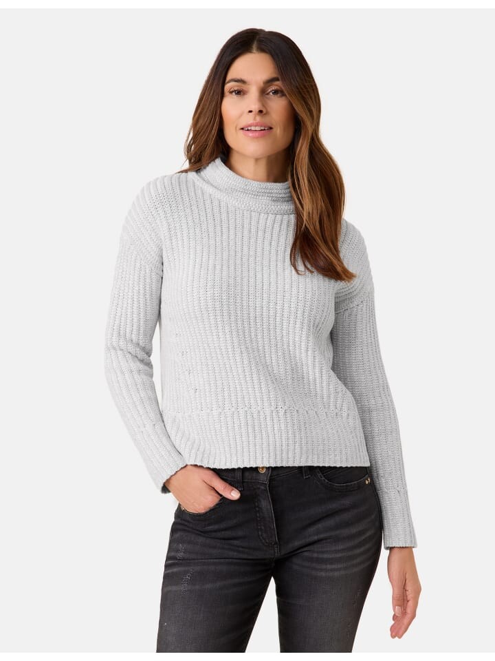 

Пуловер Gerry Weber Pullover Langarm Rundhals, цвет Grey Mouliné