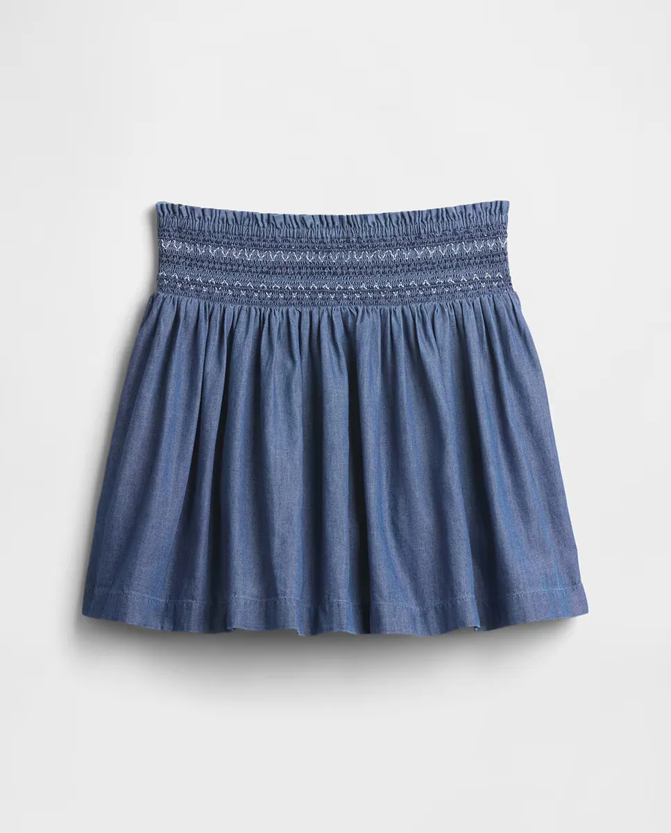 

Юбка свободного кроя для девочек Gap, синий