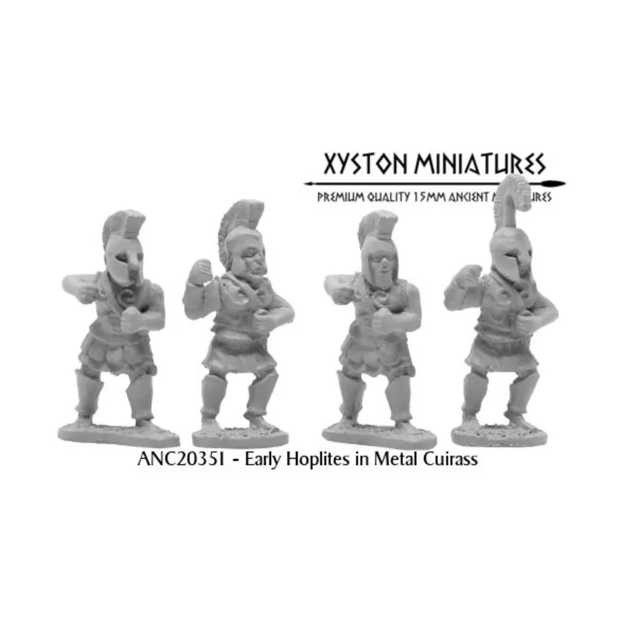 

Ранние гоплиты в металлической кирасе, Ancients - Greek (15mm) (Xyston Miniatures)