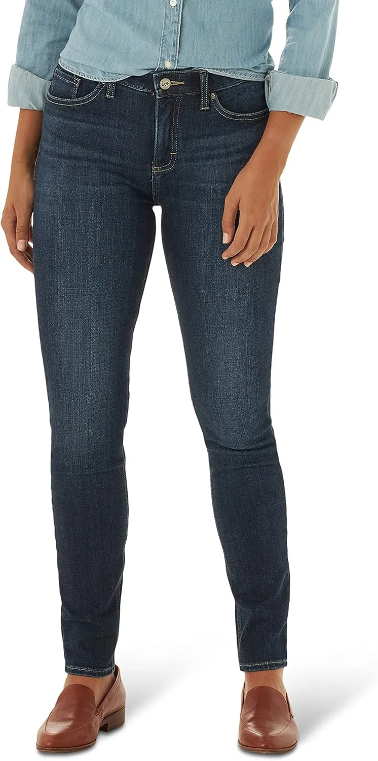 

Lee Женские джинсы Ultra Lux Mid-Rise Slim Fit Skinny