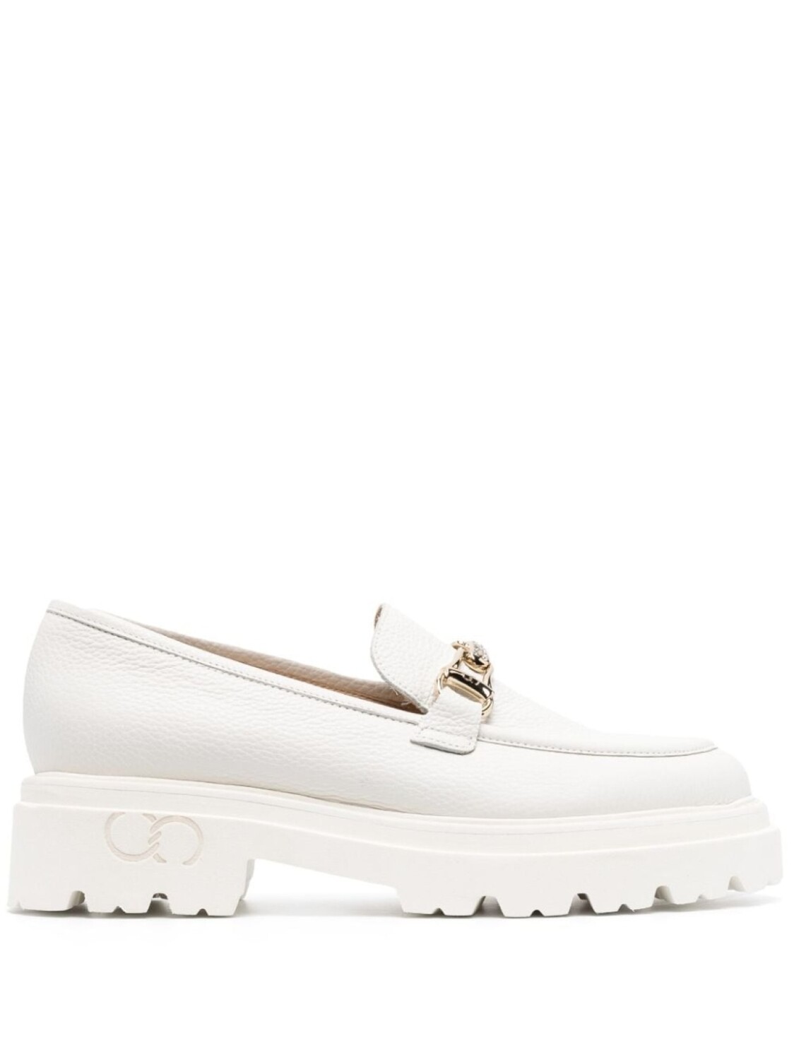 

Casadei мокасины с логотипом, белый