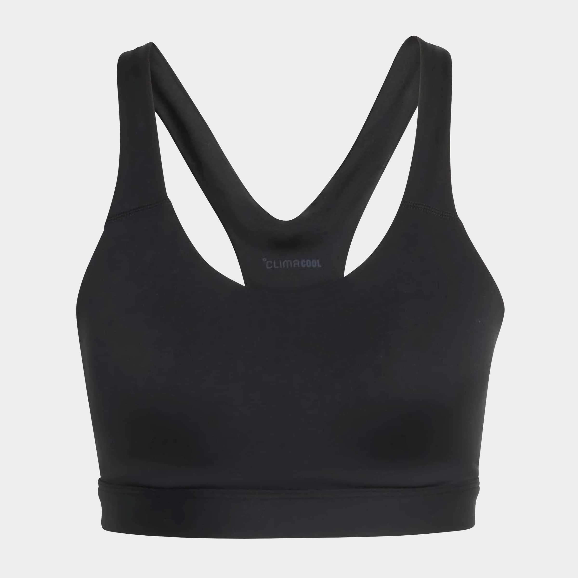 Adidas Performance Спортивный бюстгальтер High Support в черном цвете — фото 3
