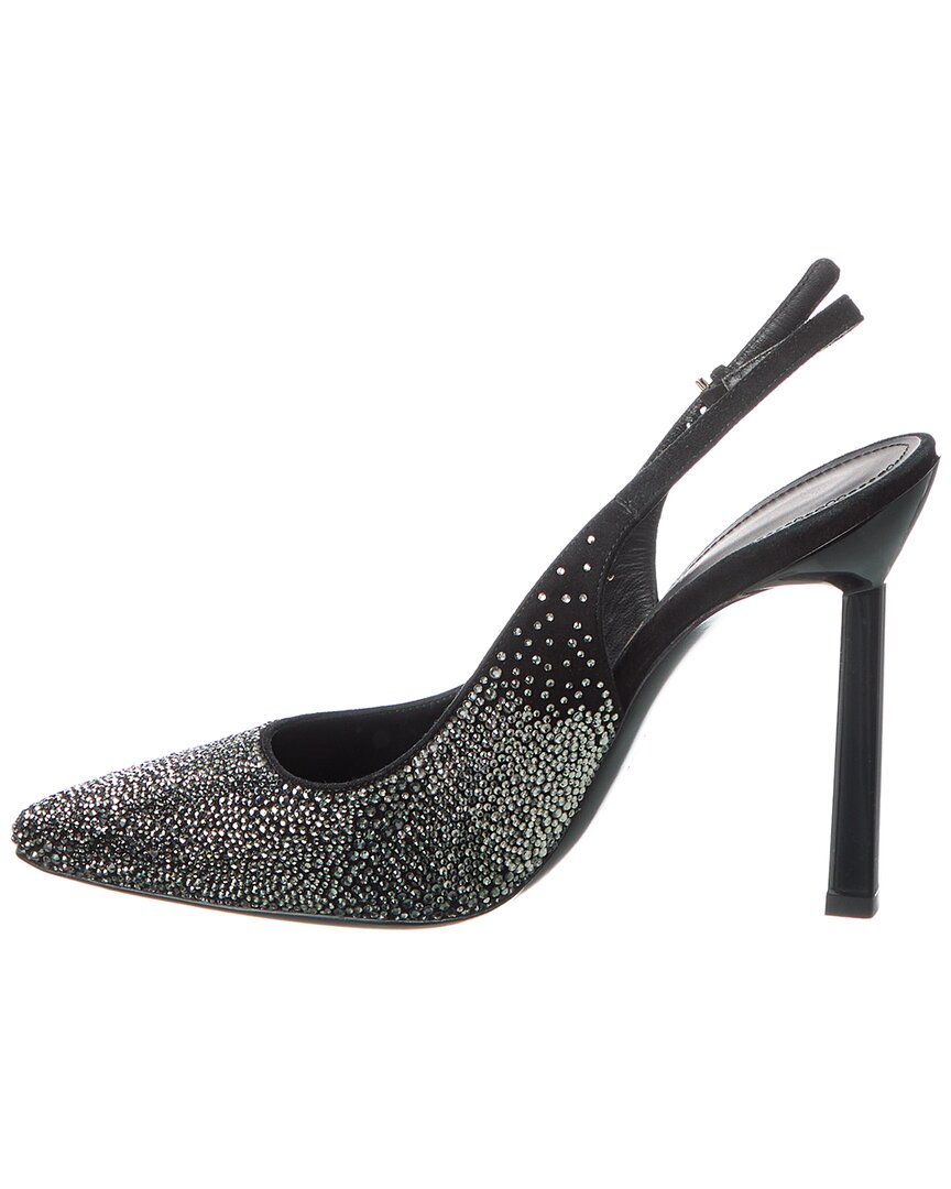 Ferragamo Jessie туфли-лодочки из замши Salvatore Ferragamo, черный — фото 2