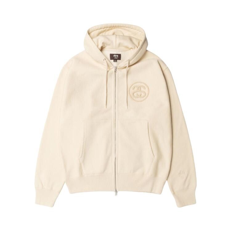 

Худи Stussy x Wales Bonner Fleece Zip Hoodie, Ivory