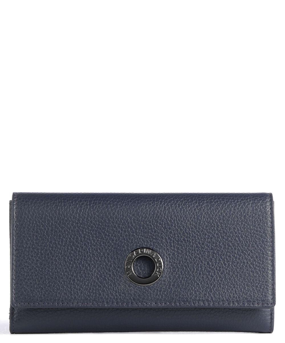 

Кошелек Mellow Leather из зерненой телячьей кожи Mandarina Duck, синий