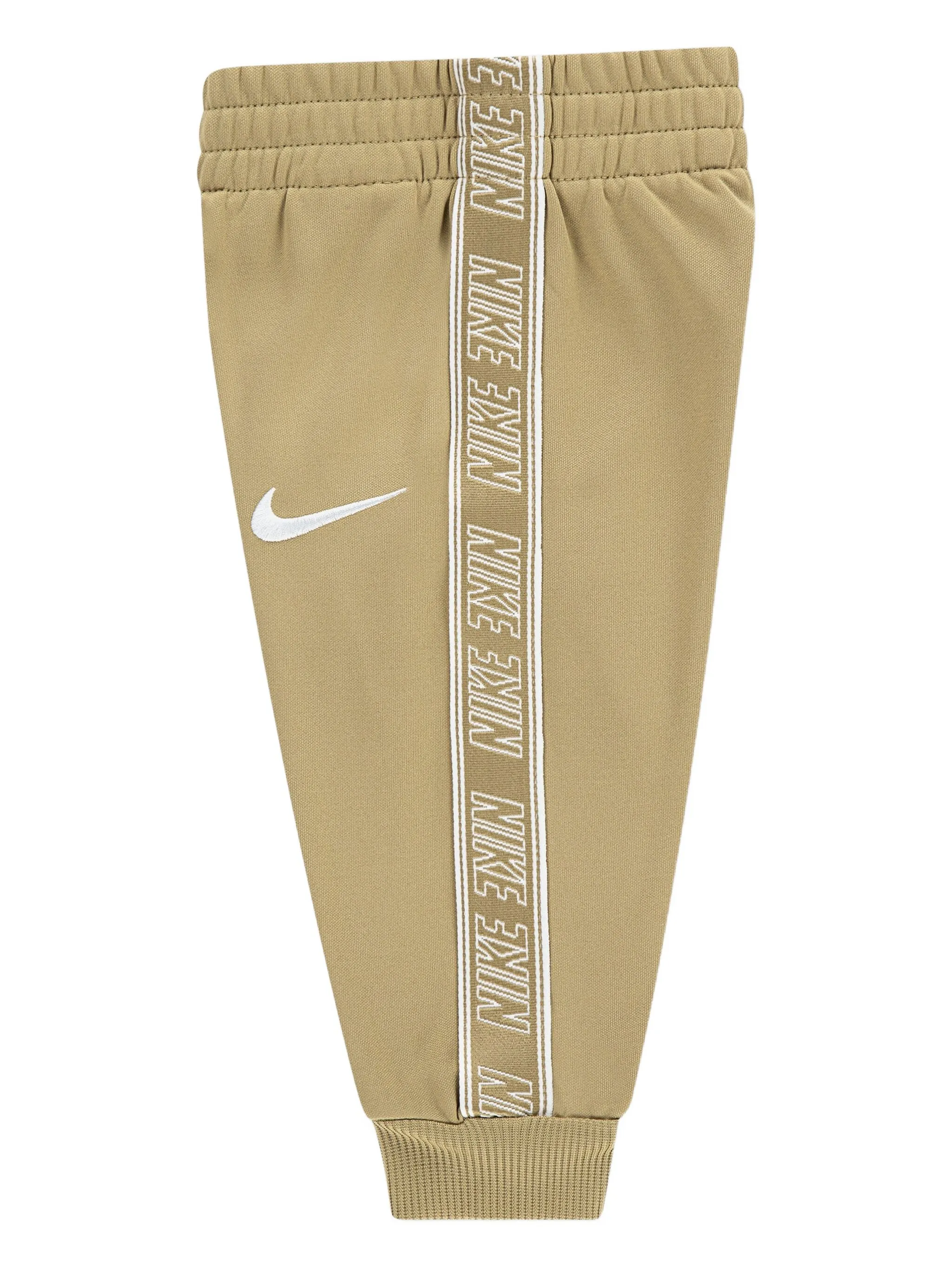 Спортивный костюм Fz Propus Taping с логотипом Nike Kids, бежевый — фото 3