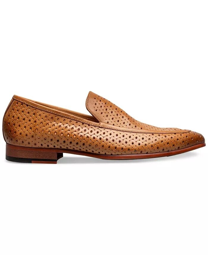 Мужские перфорированные мокасины Winden Slip-On Stacy Adams, коричневый/бежевый — фото 3