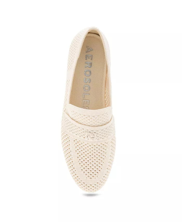 Женские домашние тапочки Nanti Knit с мысом Smoking Almond Aerosoles, белый — фото 4
