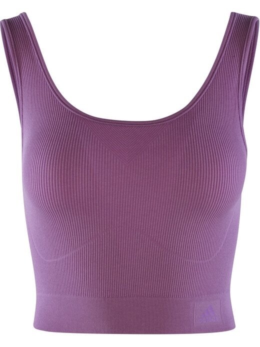 

Укороченный верх, растянутый в рубчик. Adidas Sportswear, сиреневый