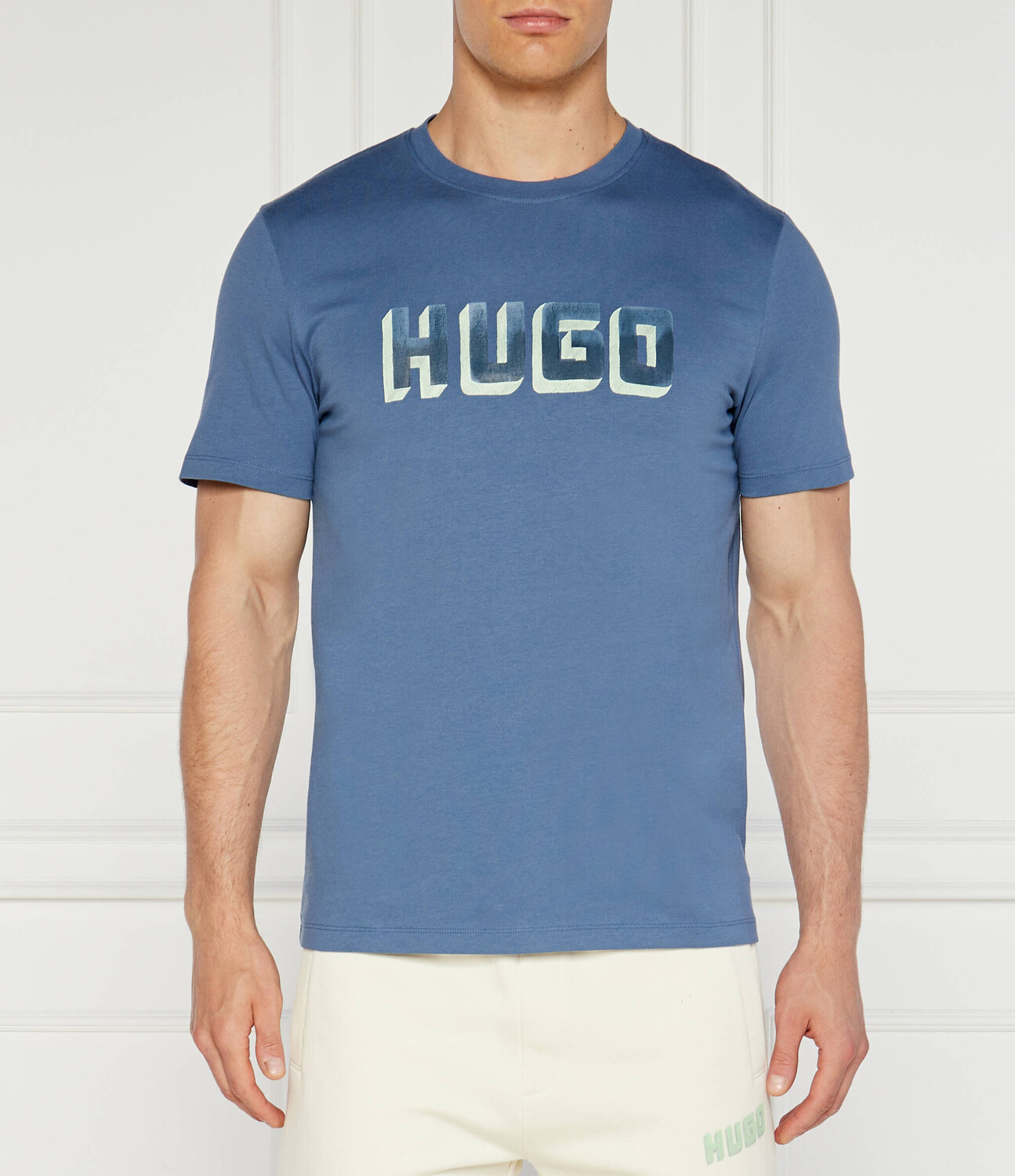 

Футболка HUGO Regular Fit, синий