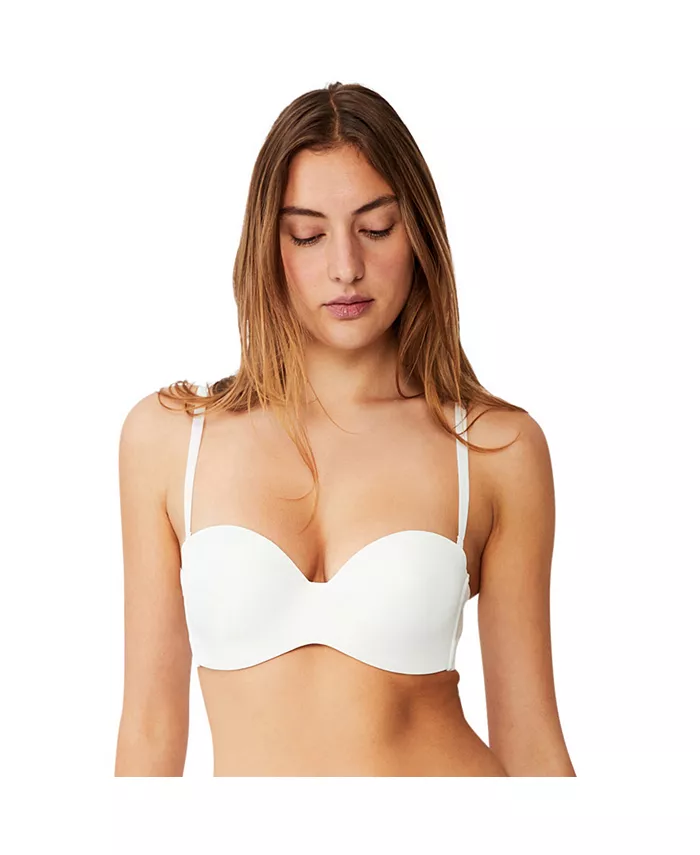 

Женский повседневный бюстгальтер без бретелей с легкой подкладкой T-Shirt Bra COTTON ON, коричневый/бежевый
