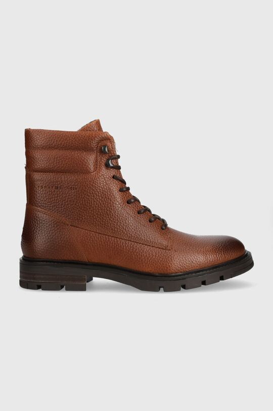 

Кожаные туфли WARM PADDED HILFIGER LTH BOOT Tommy Hilfiger, коричневый