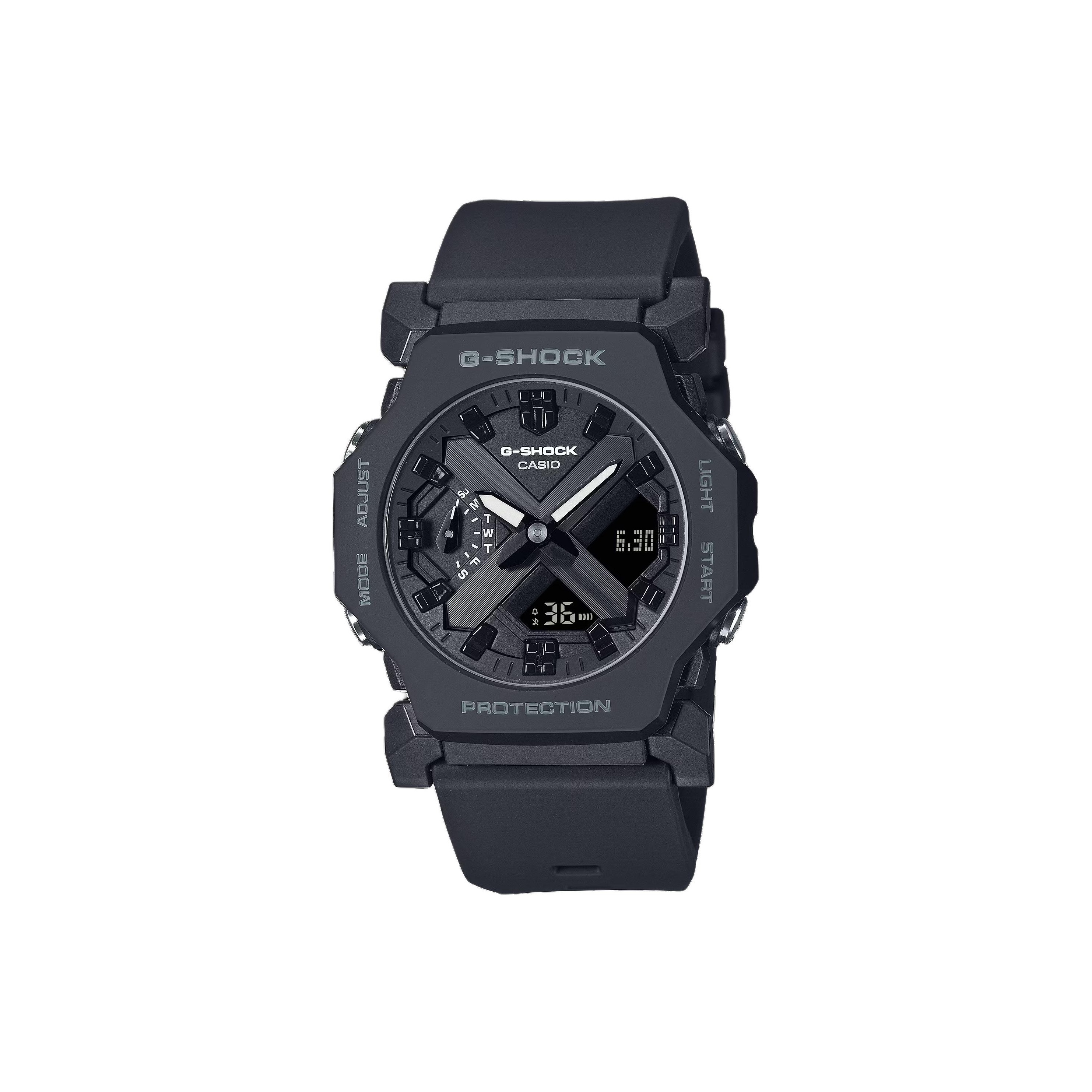

CASIO Часы Unisex Black Watch GA-2300-1A, Black Dial