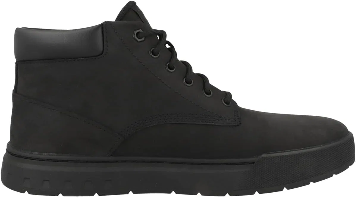 Мужские кожаные ботинки-чукка Timberland Maple Grove на шнуровке, Black — фото 3