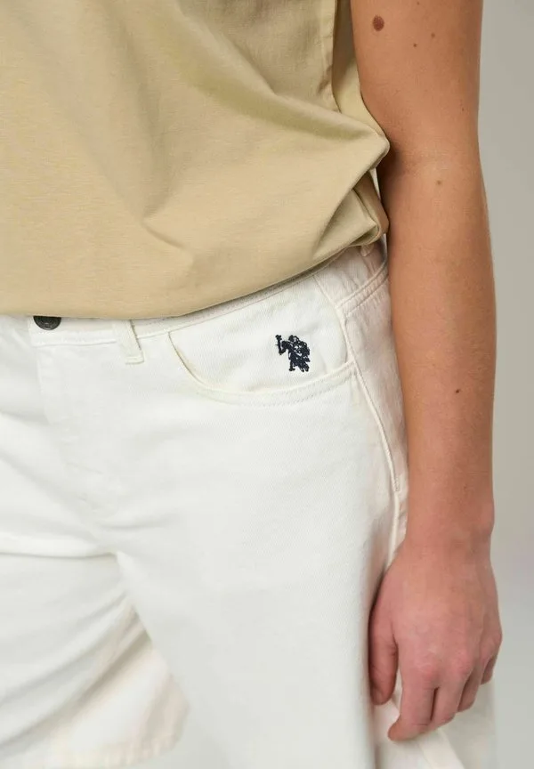 Джинсовые шорты uwlexa U.S. Polo Assn., White — фото 4