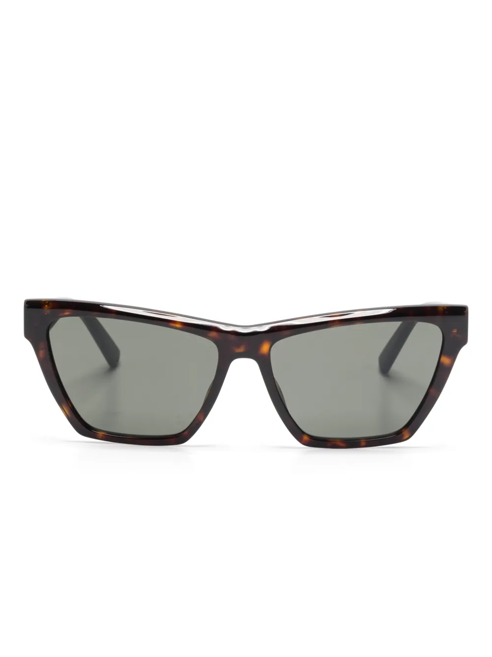 

Солнцезащитные очки в оправе «бабочка» Saint Laurent Eyewear, коричневый