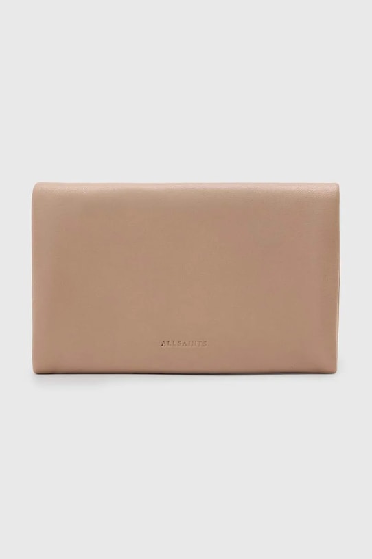 

Кожаный кошелек HARLUNA Allsaints, бежевый