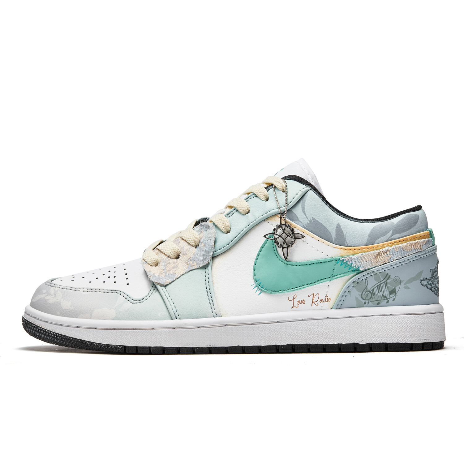 

Кроссовки Air Jordan 1 Vintage Basketball Shoes Men Low-top Eveblue/Techgreen/Iolite, бирюзовый, Зеленый, Кроссовки Air Jordan 1 Vintage Basketball Shoes Men Low-top Eveblue/Techgreen/Iolite, бирюзовый