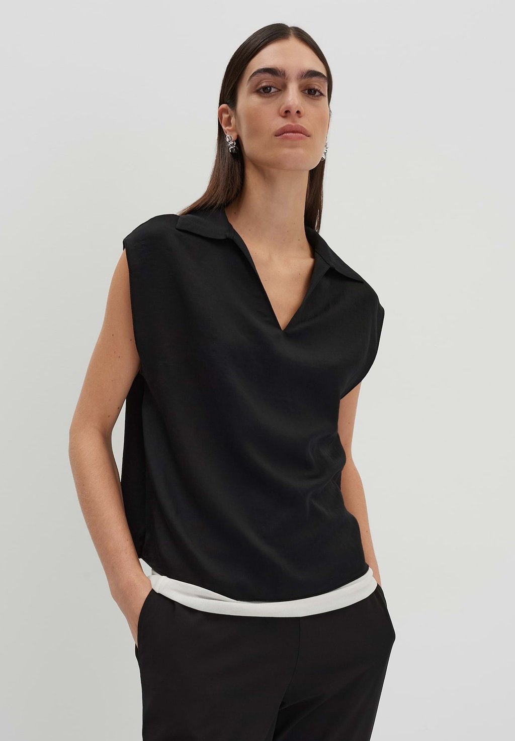 

Топ REGULAR FIT POLO - Blouse someday., черный