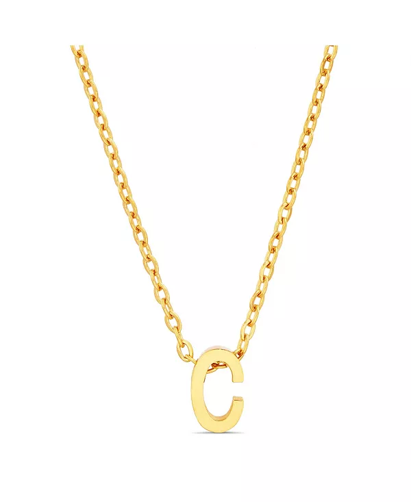 

Ожерелье с подвеской в виде инициала золотистого тона Kensie, c