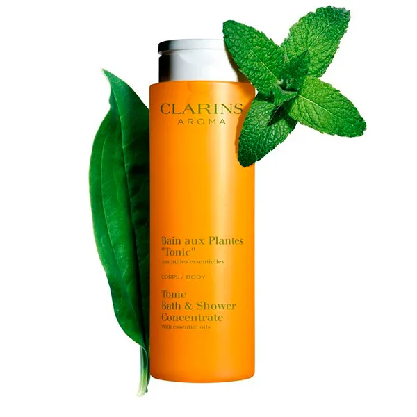 Тонизирующий гель для душа Baño De Plantas Tonic Clarins, 200 ml — фото 2