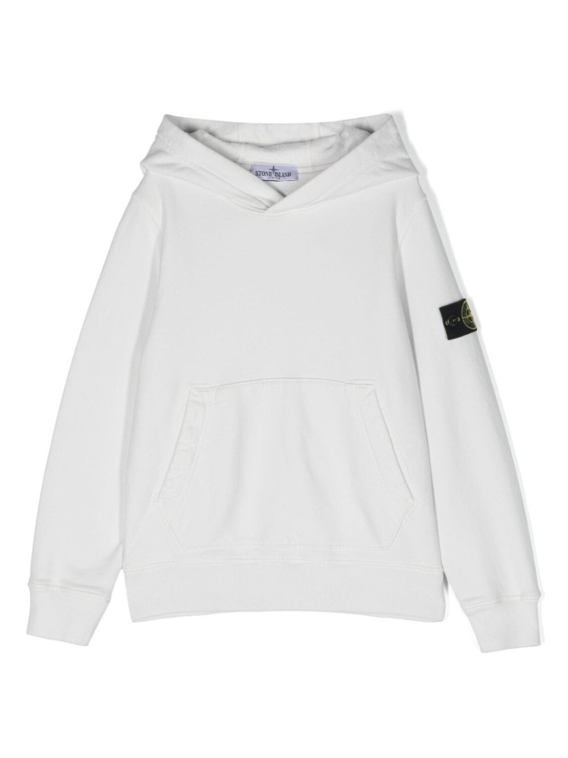 

Stone Island Junior худи с логотипом Compass, белый