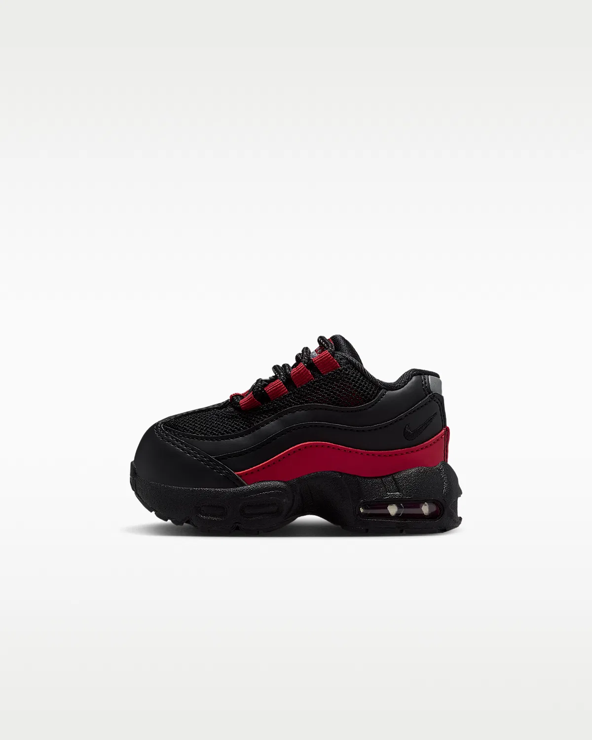 Детские кроссовки Nike Air Max 95 Recraft, Black/Team Crimson/Wolf Grey/Black