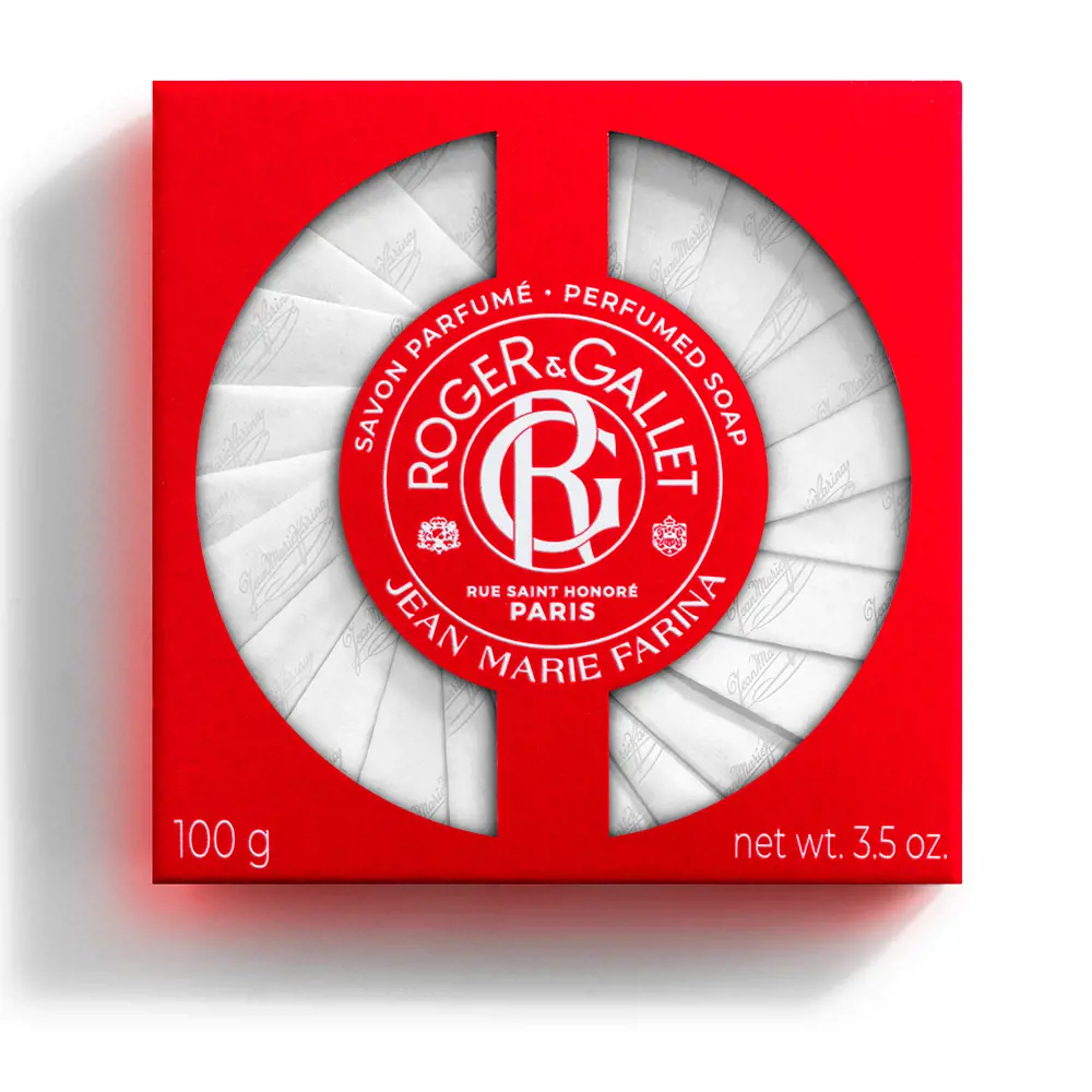 Мыло Jean marie farina jabón perfumado Roger & Gallet, 100 гр. — фото 4