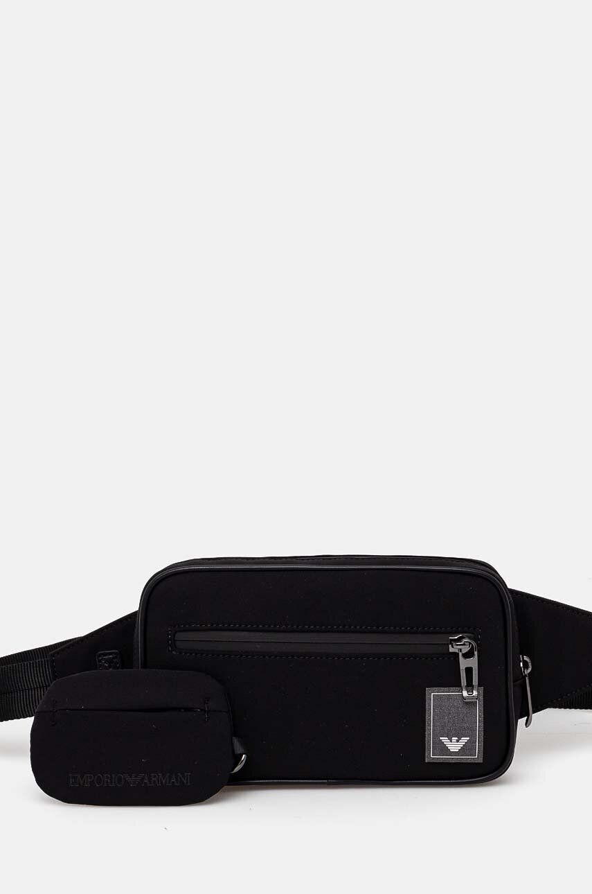 

Поясная сумка Emporio Armani, черный