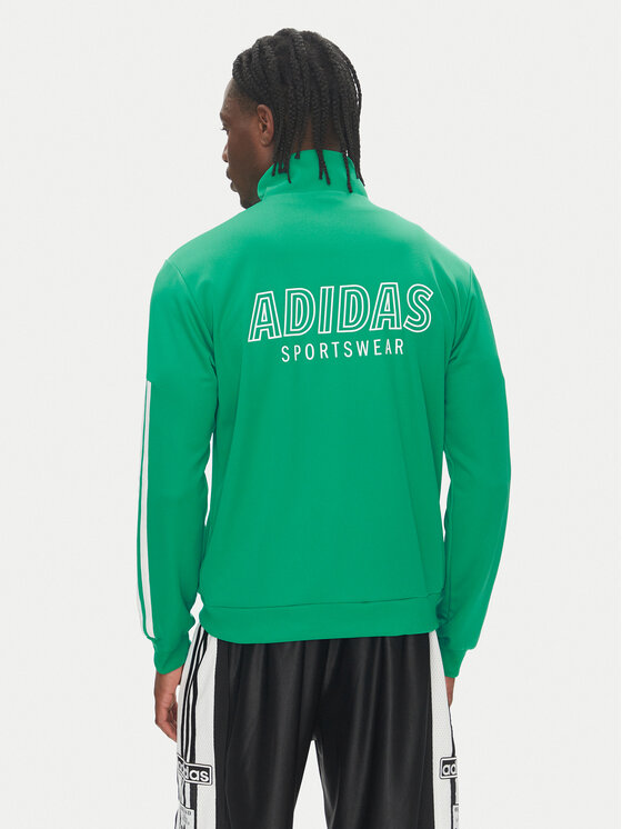 Толстовка обычного кроя Tiro Wordmark JC7938 Adidas, зеленый — фото 3