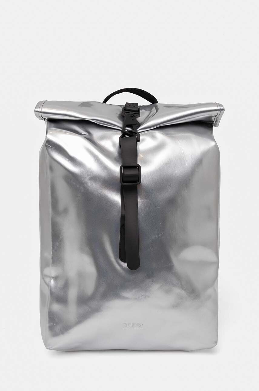 

Рюкзак Rains Rolltop Rucksack Mini W3, серебряный