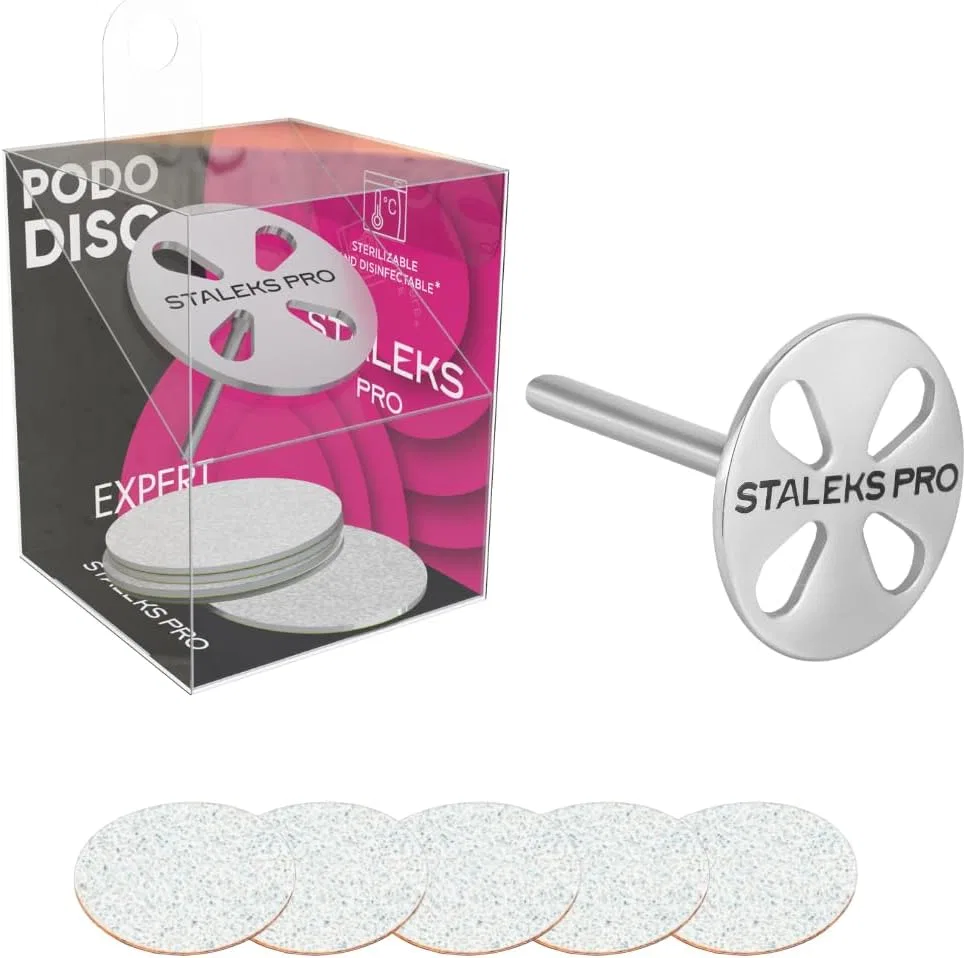 Диск-основа STALEKS PRO Pododisc Basis L 25 мм с 5 сменными файлами, зернистость 180 Staleks Pro