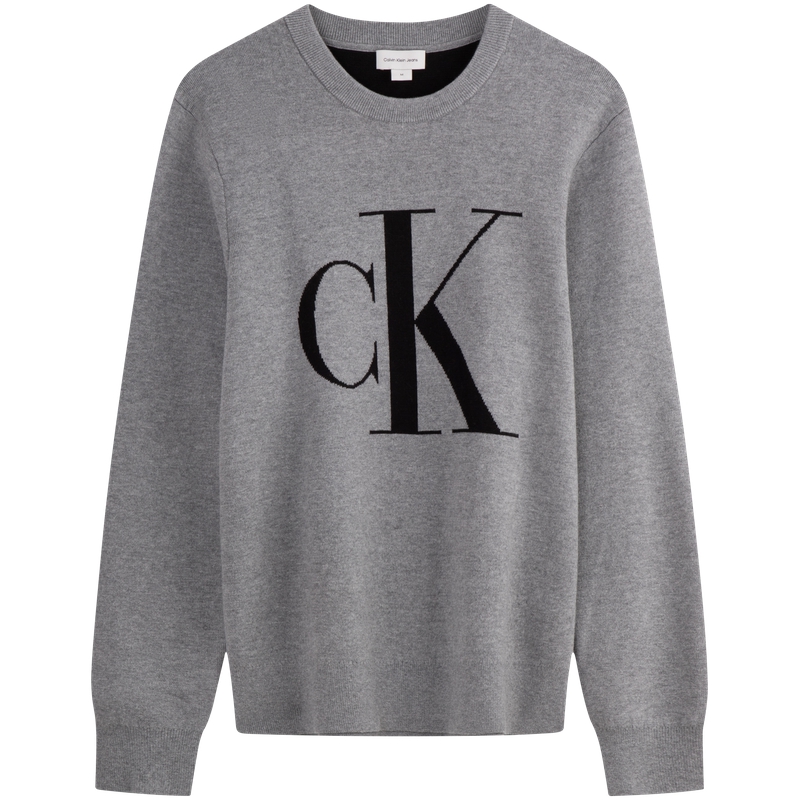

Футболка с принтом логотипа Calvin Klein, цвет P2D-Star серый