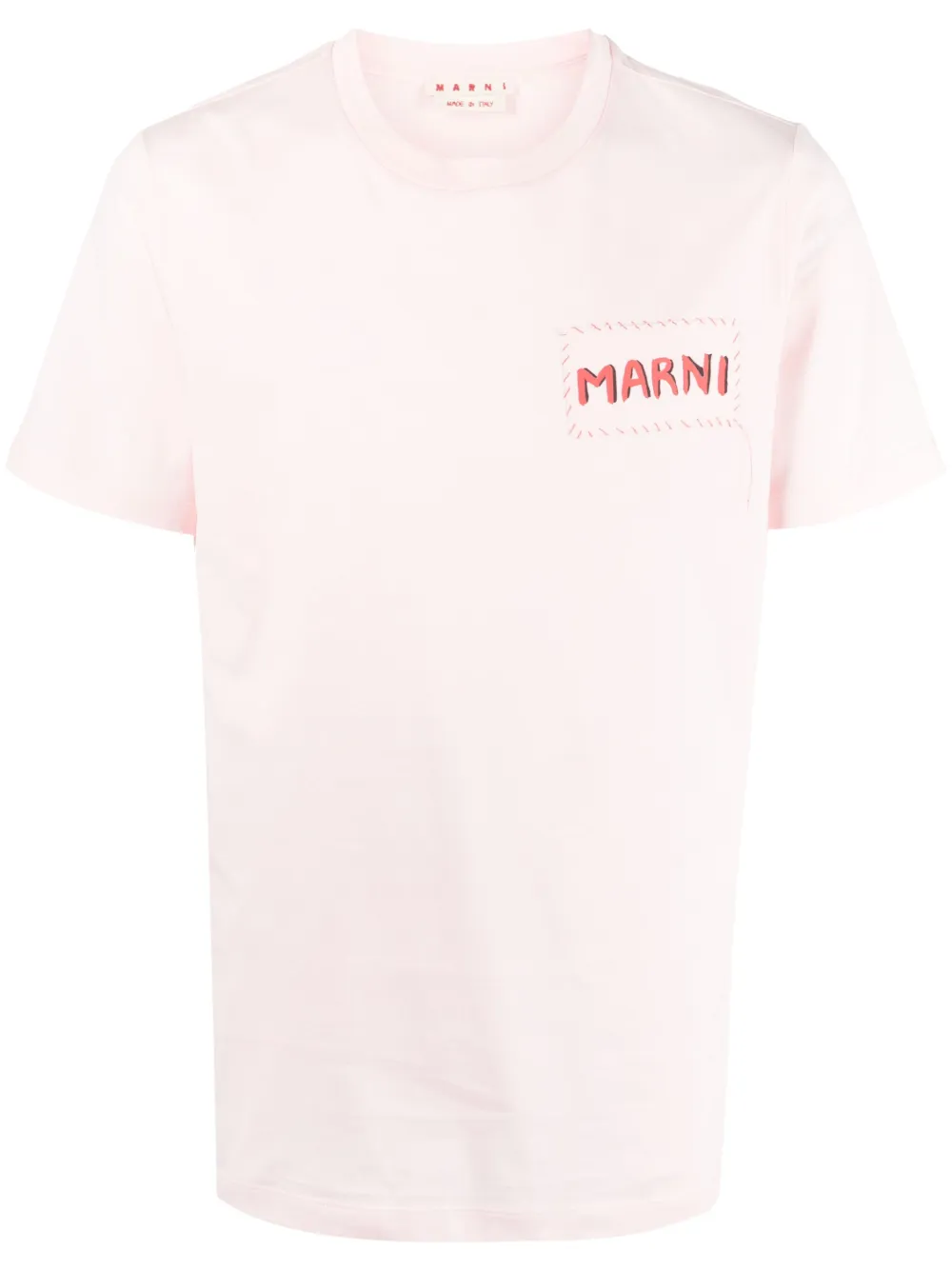 

Футболка с логотипом Marni, розовый
