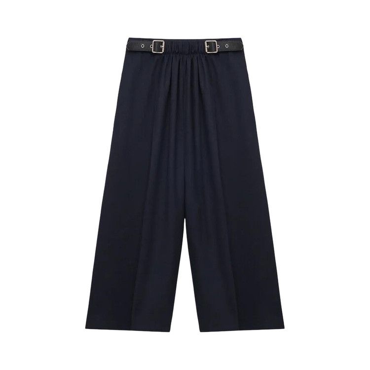 

Брюки Loewe Cropped Belted Trousers 'Navy Blue'